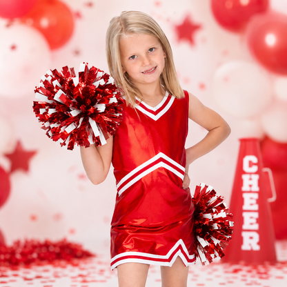 Shimmer Cheer Suit, Red