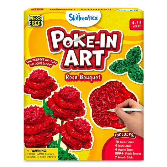 Poke in Art - Rose Bouquet Mess Free Art For Kids