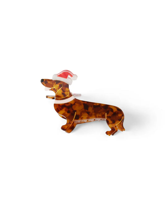 Santa Paws Hair Claw Clip