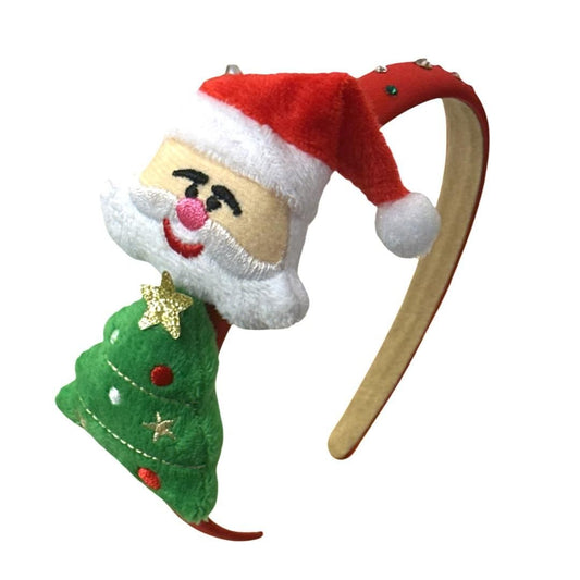 Santa/Tree Plush Headband