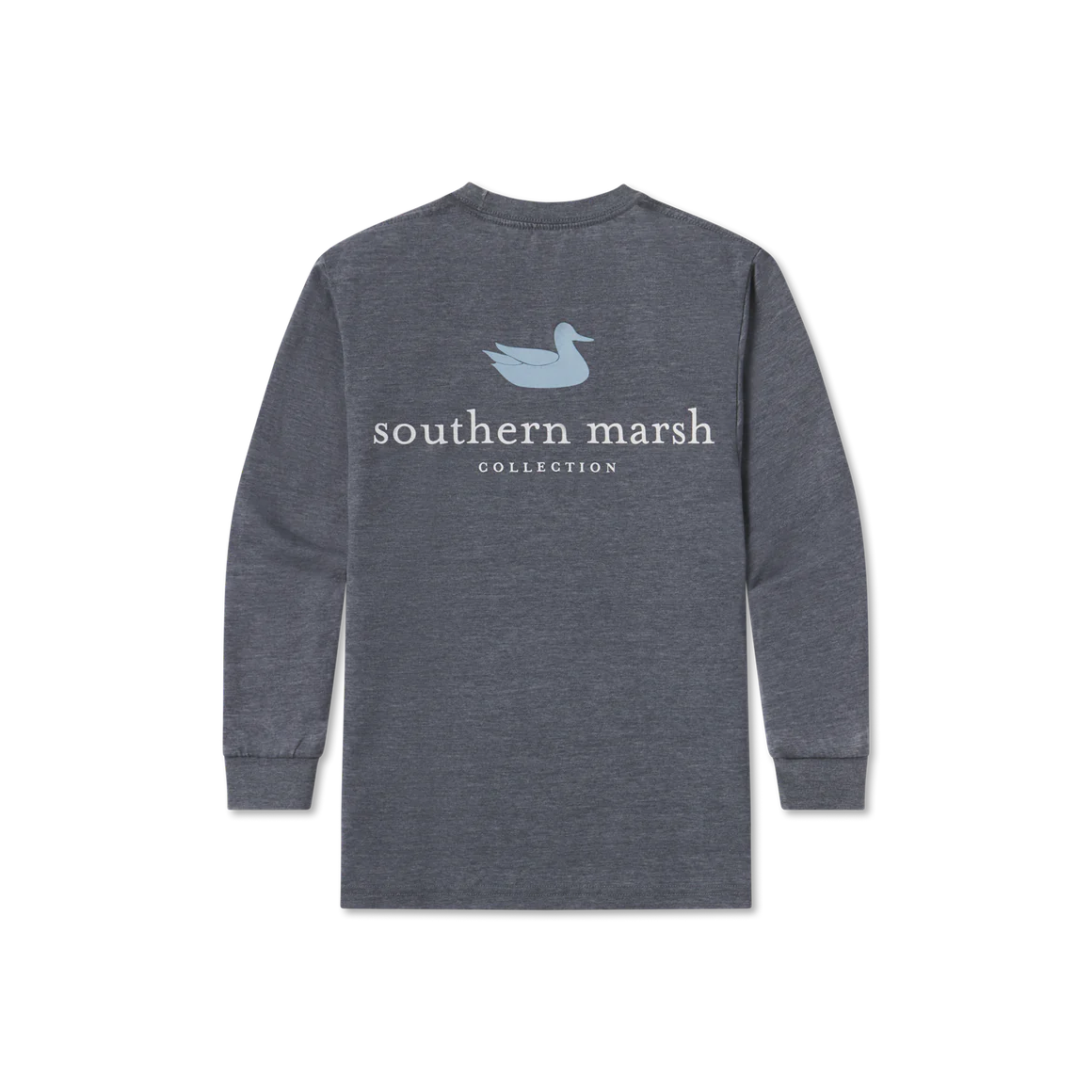 Youth LS Seawash Tee, Midnight Gray