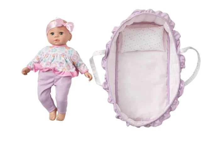 Sweet Smiles 14-Inch Baby Doll, Slumber Carrier