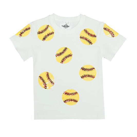 Sequin Softball Tee