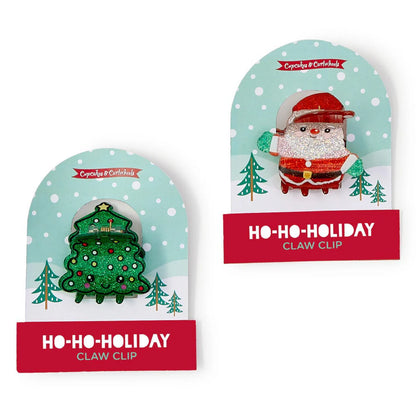 Holiday Sparkle Glitter Claw Hair Clip (2 options)