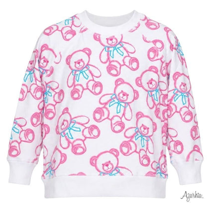 Spray Painted Bears Oversized Sweatshirt