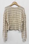 Girls Birch Stripe Open Back Top