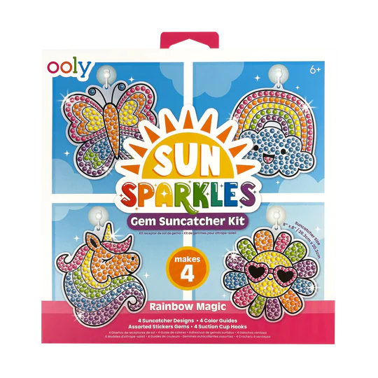 Sun Sparkles: Gem Suncatcher Kit-Rainbow Magic