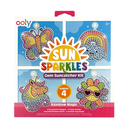 Sun Sparkles: Gem Suncatcher Kit-Rainbow Magic
