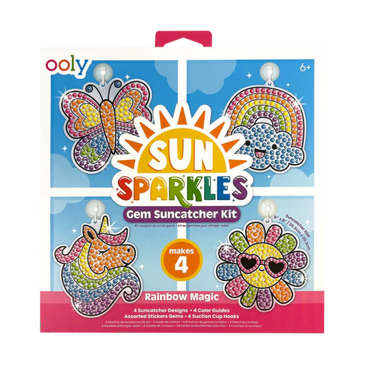 Sun Sparkles: Gem Suncatcher Kit-Rainbow Magic
