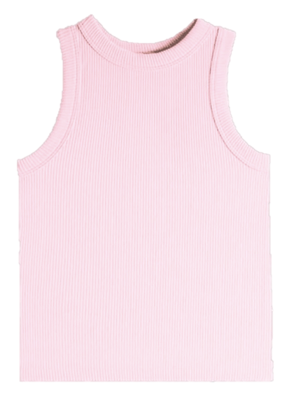 Tween High Neck Ribbed Seamless Tank (5 color options)