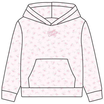 Youth Sugar Plum Happy Camper Hoodie, Pink