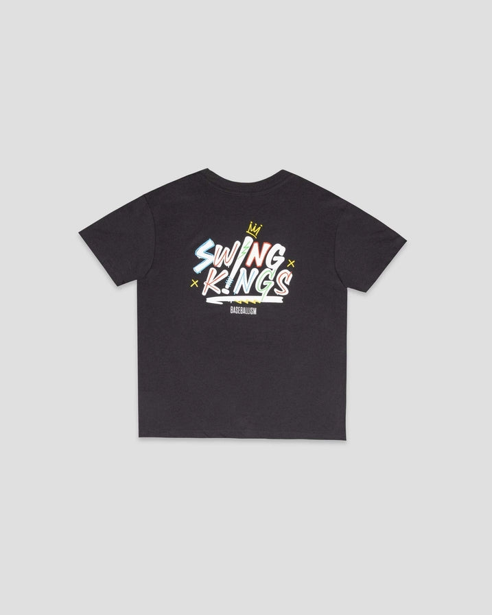 Baseballism Swing Kings Tshirt, Black