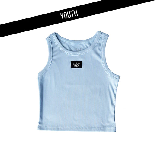 Kids LULU MAC Tank, Light Blue