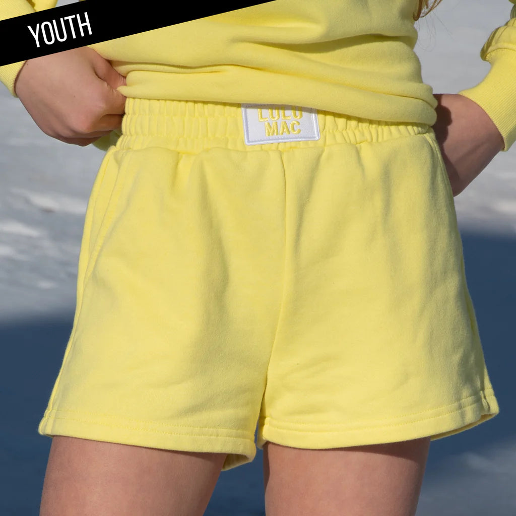Kids LULU MAC Terry Short, Yellow