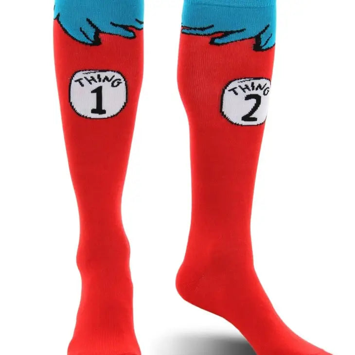 Thing 1 and Thing 2 Socks for Kids