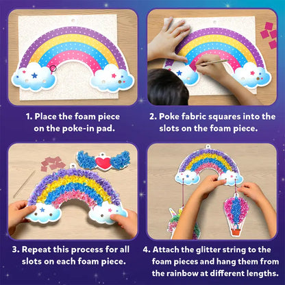 Poke-in Art Magical Unicorn Dream Decor Mess-Free Fun Kit