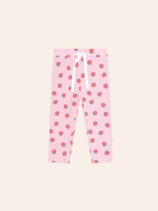 Strawberry Print Rib Legging