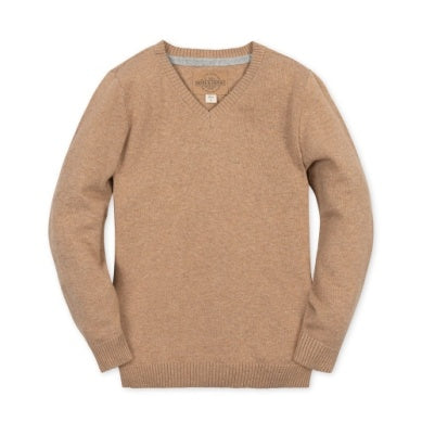 Boys VNeck Sweater w/Elbow Patches