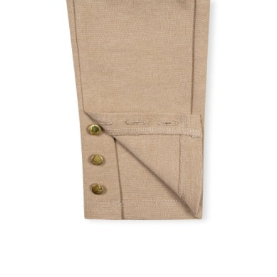 Girls Ponte Button Cuff Pant, Camel