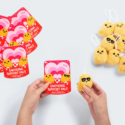 Emotional Support V-Day Nugget Cards