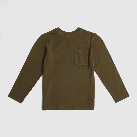 Venice L/S Pocket Tee, Olive