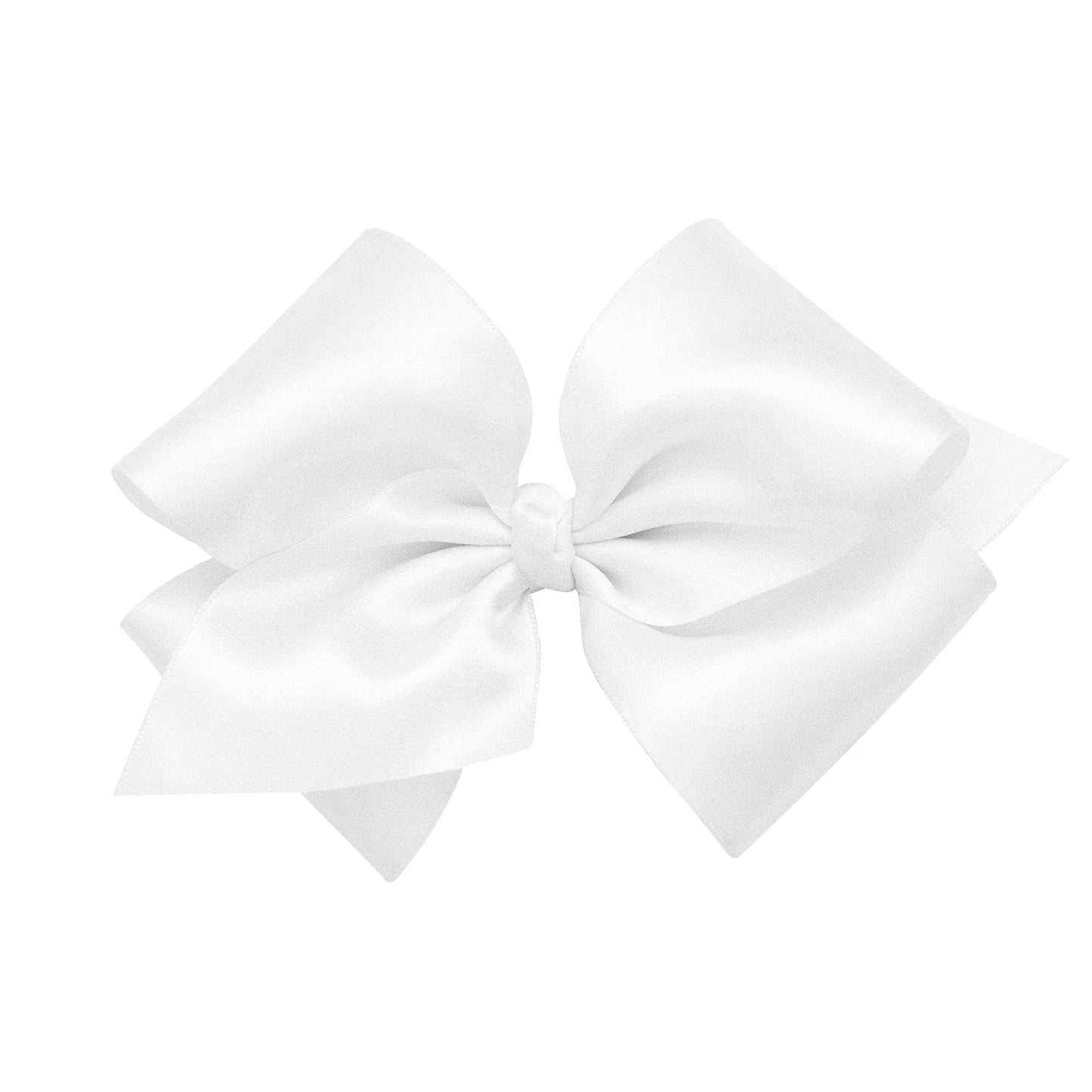Wee Ones Medium French Satin Basic Bow w/Knot (3 color options)