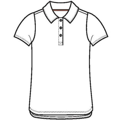 Girls SS Performance School Polo, (3 colors)