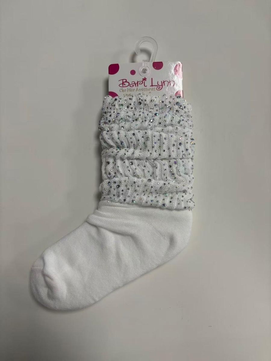 Crystallized Slouch Socks (2 colors)