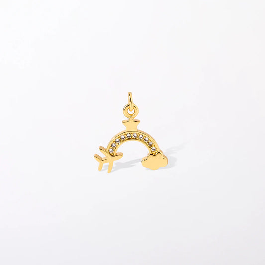 Traveling to Destination Charm Pendant