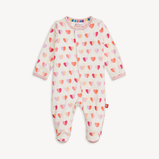 XOXO Magnetic Modal Footie, Pink