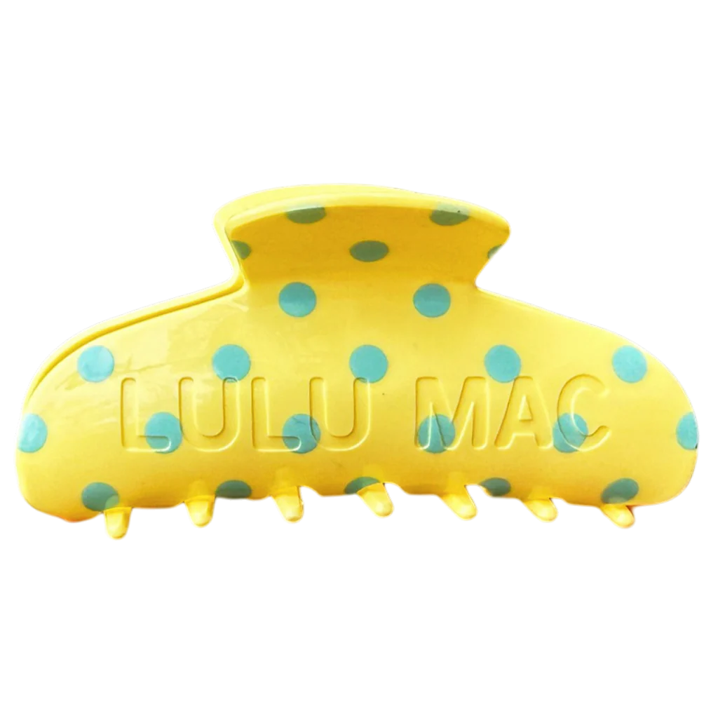 LULU MAC Hair Clip, Butter Yellow