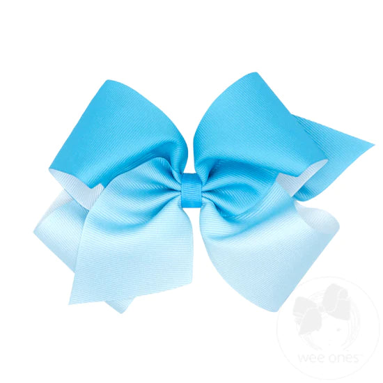 Med Ombre Print Bow