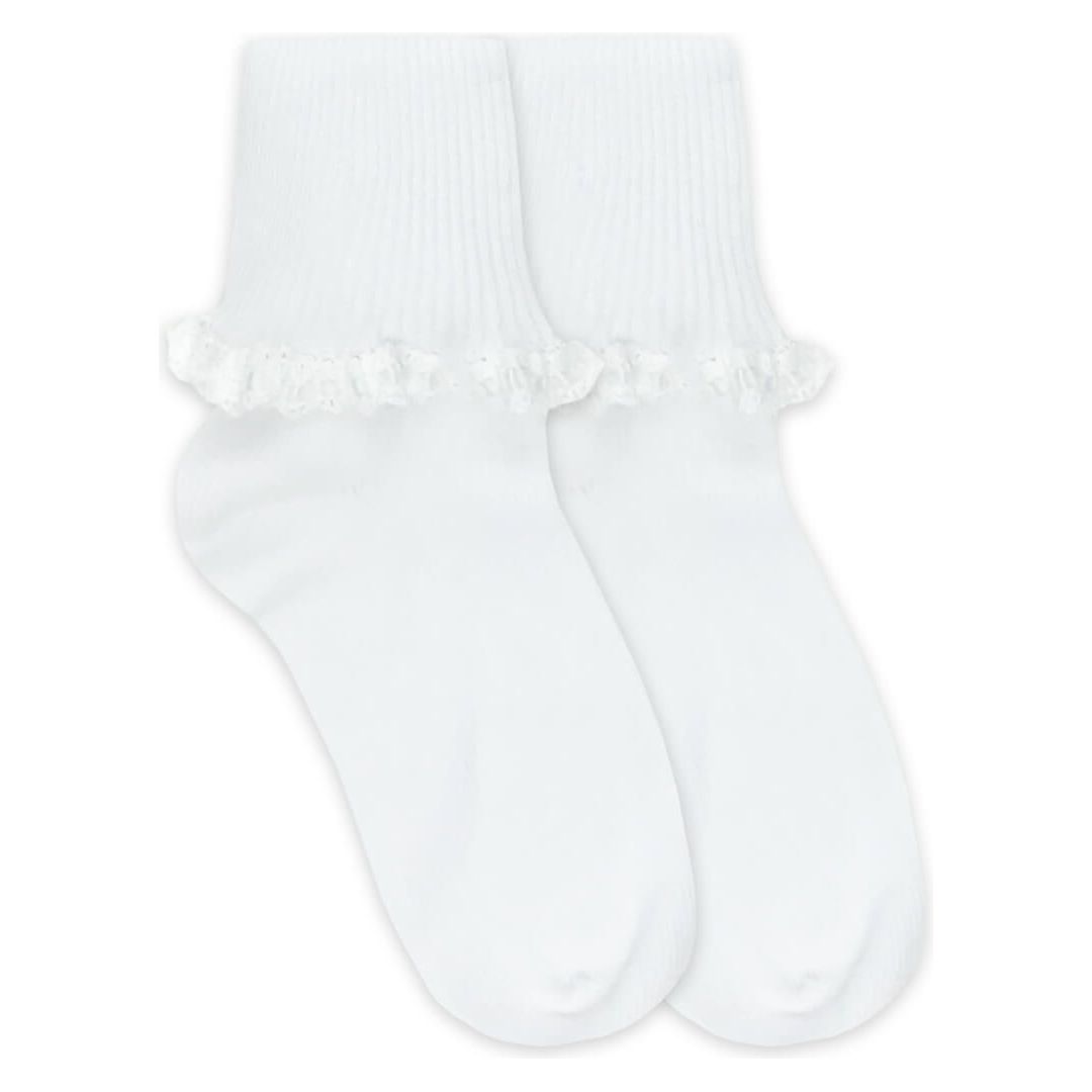 Puddle Cuff Cluny & Satin Lace Turn Cuff Sock – Puddleducks Grenada