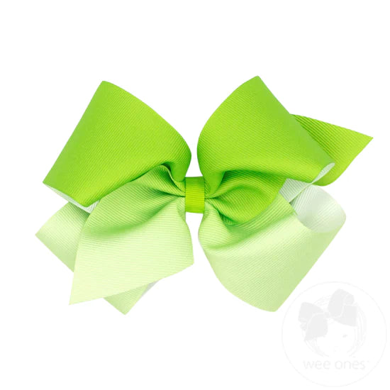 Med Ombre Print Bow