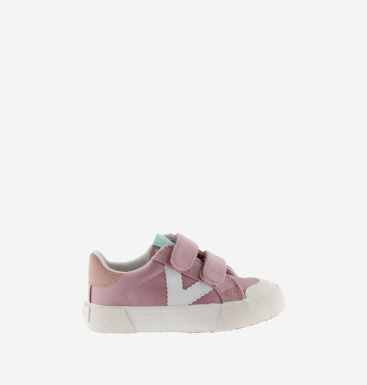 Tribu Nylon Velcro Sneaker, Rosa